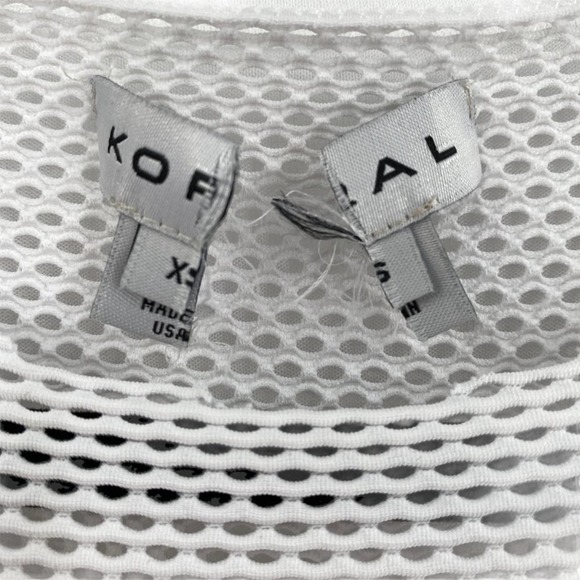 Koral Double Layer Short Sleeve Tee in White - Picture 9 of 13